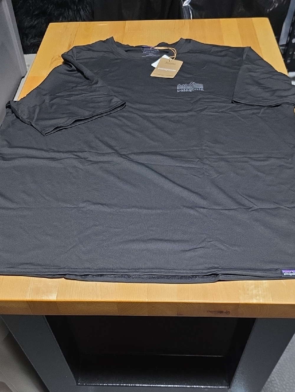 Patagonia Men's Short Sleeve Crew Tee — Black